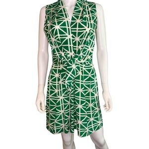 Amanda Uprichard Silk Geometric Dress